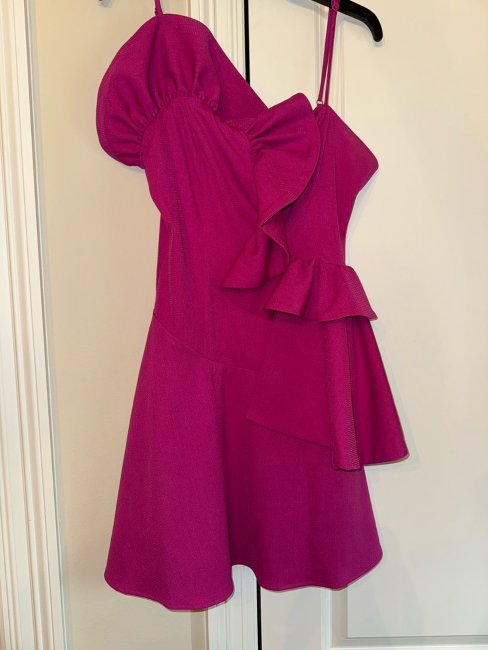 Elliatt Fuchsia Ruffle Dress